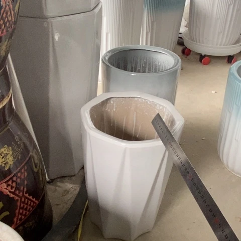 低腰白八方中号口24/34