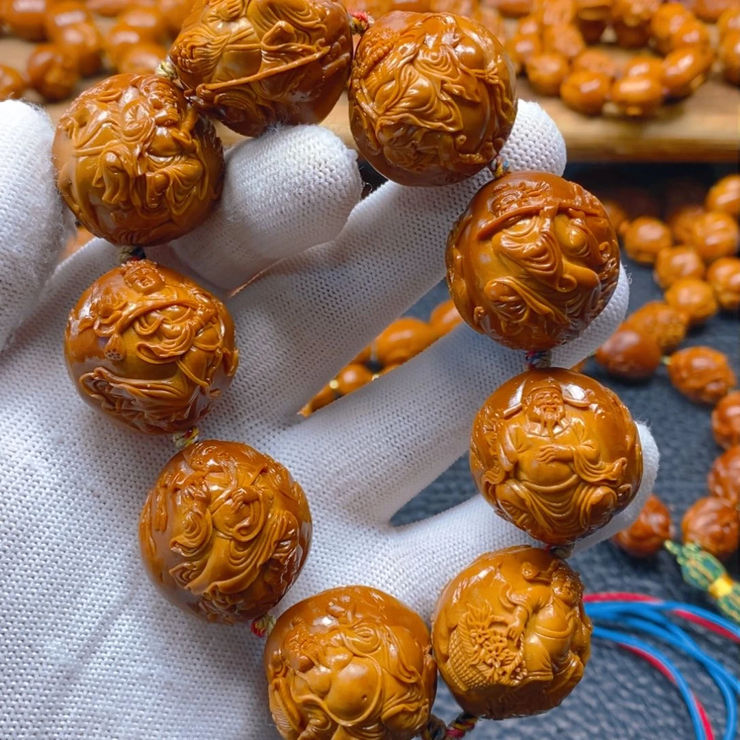 手串/手链橄榄核许忠英2.7×2.8风景八仙