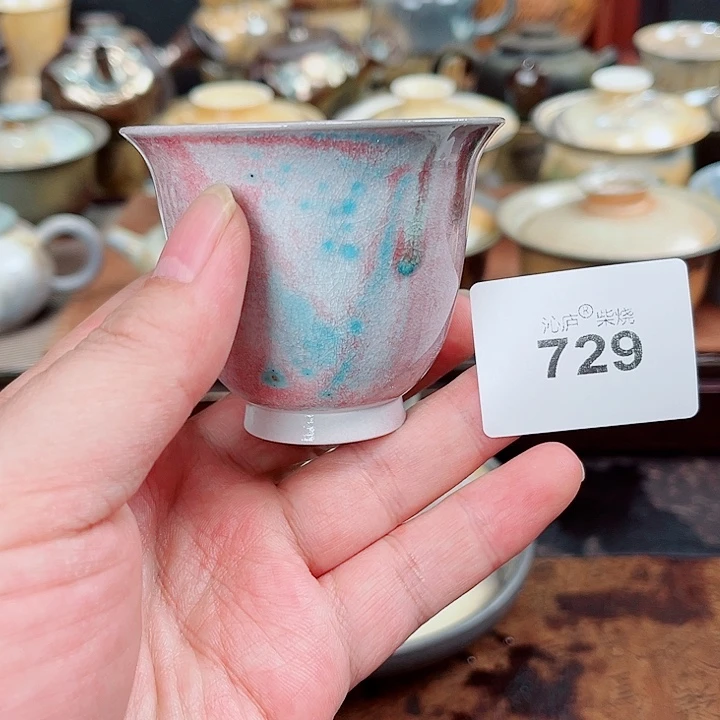 沁庐柴窑古法柴烧全手工茶具