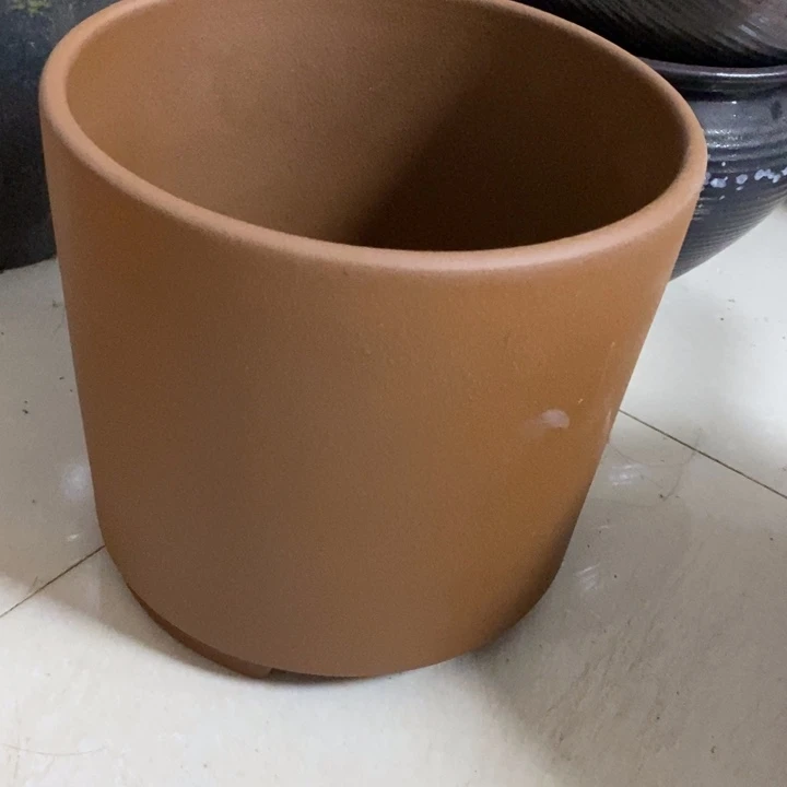 粗陶红陶绿植花盆682