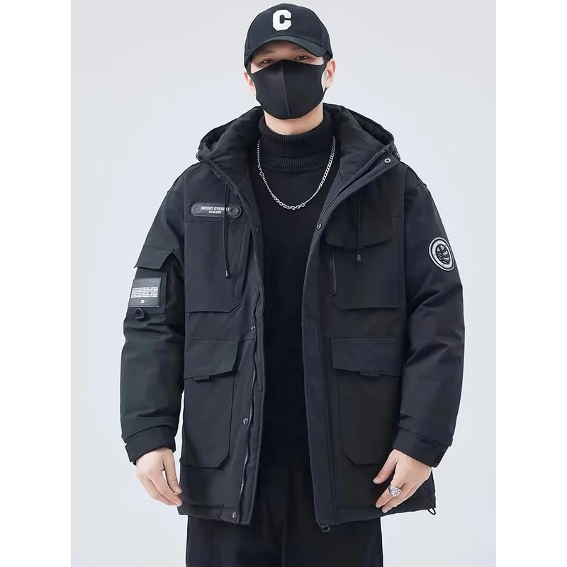 黑！Z-66201冲锋衣户外潮版羽外套情侣款