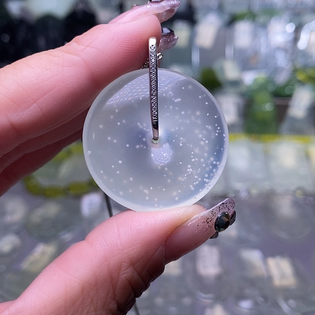 蛇纹石玉颈饰未镶嵌用****8