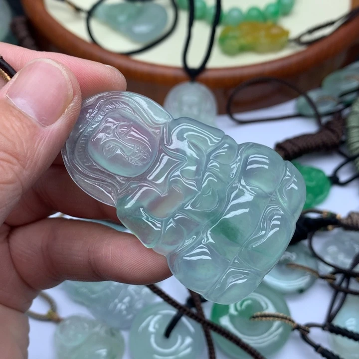 是***扬一物一图，观音吊坠