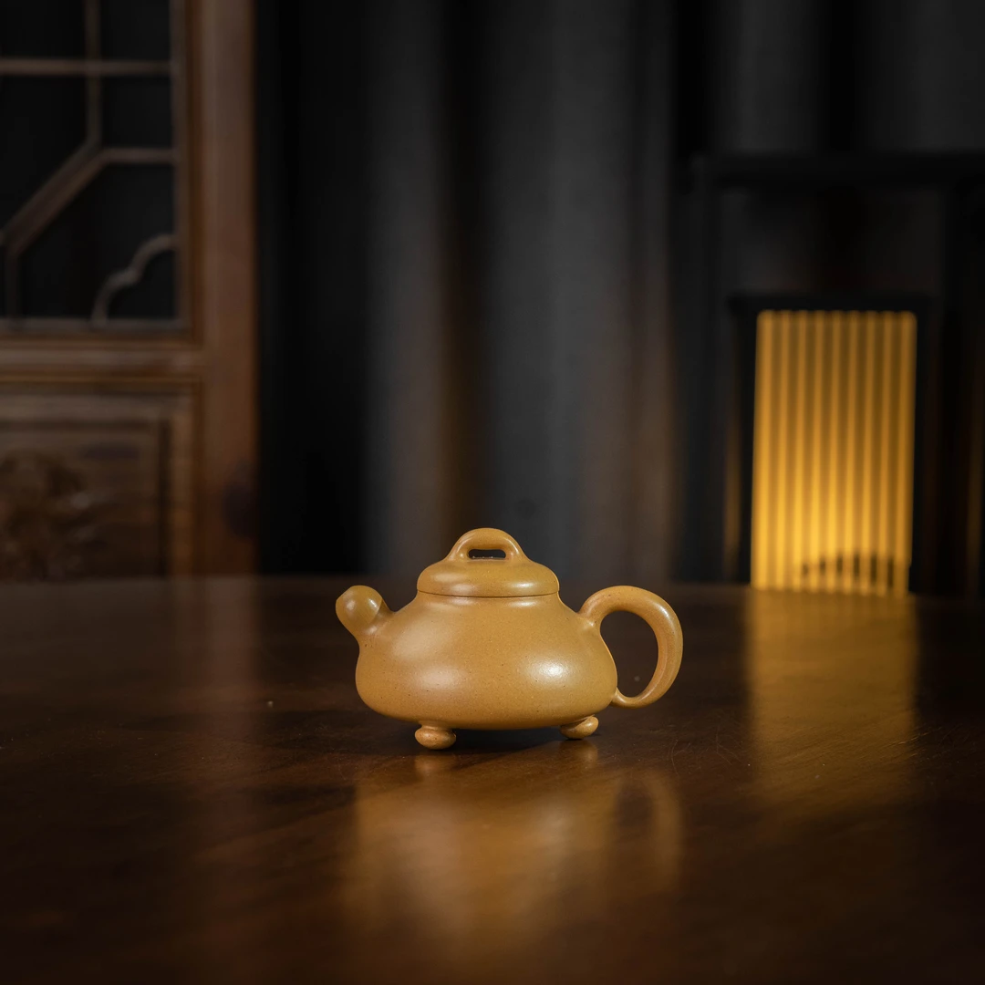 珽珽茶器 道洪石瓢 梅佳 宝山黄金段160cc紫砂壶BS