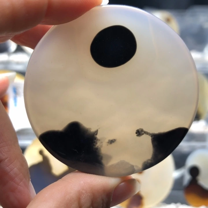 合金玛瑙/玉髓珠宝奇石145有瑕