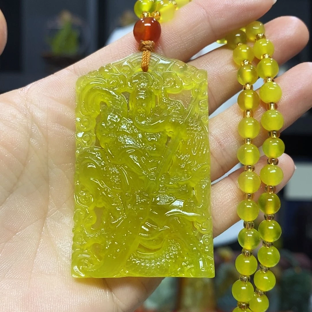未镶嵌岫玉挂件吊坠