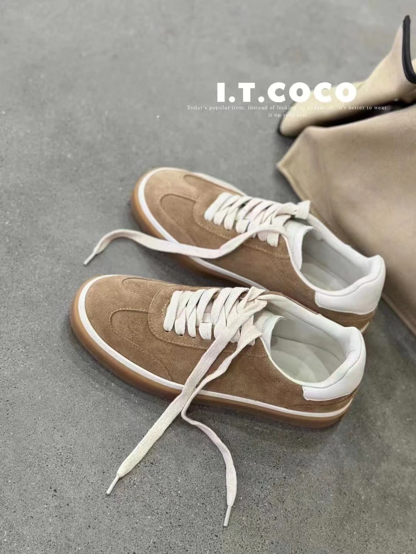 时尚休闲鞋德训鞋浅口系带阿甘鞋鞋子秋季潮鞋韩版ins33-122