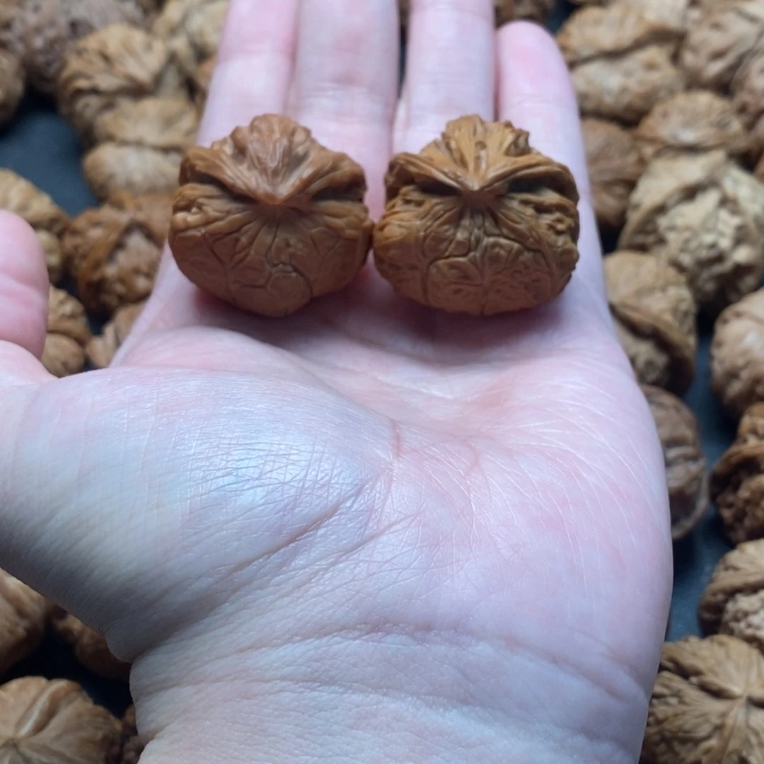 吊坠文玩核桃33宫灯有修