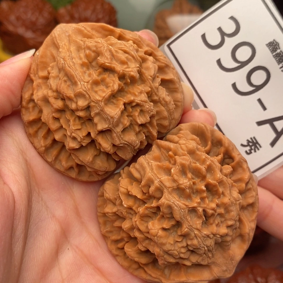 把件文玩核桃官帽52……