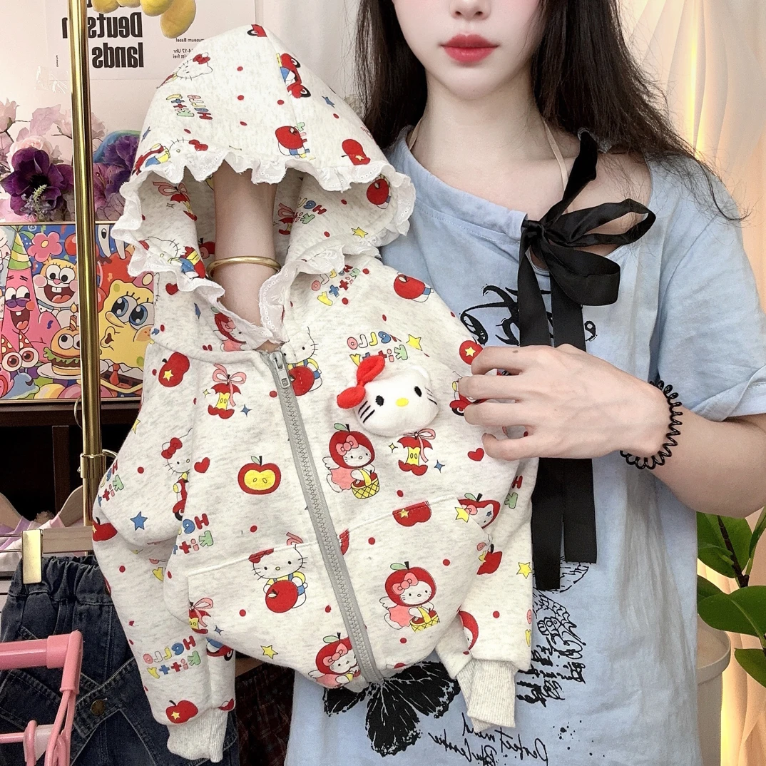 女童外套春秋款2025新款小女孩秋季百搭洋气秋装连帽卫衣开衫上衣