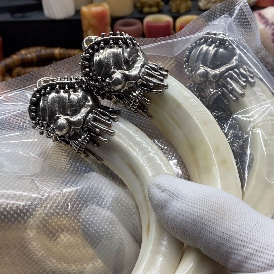 猪牙手串/手链文猪牙吊坠