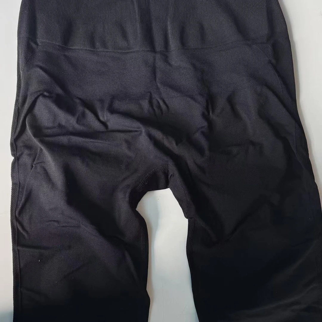 SKFV健身裤女跑步运动紧身裤无缝提臀高腰收腹弹力瑜伽裤-5003