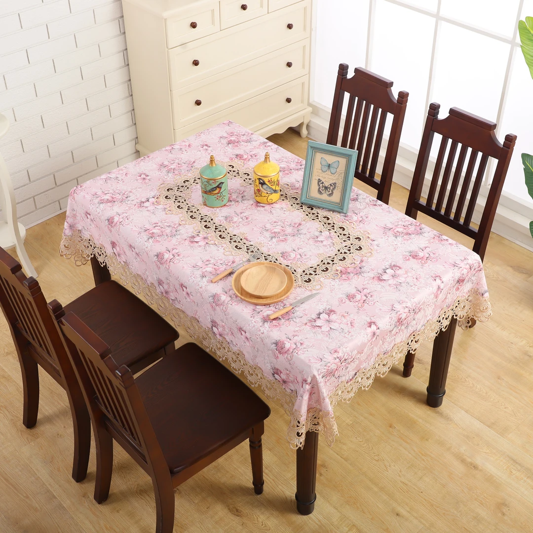 法式复古高级感蕾丝桌布满足不同需求防水防油家用家居餐桌茶几布
