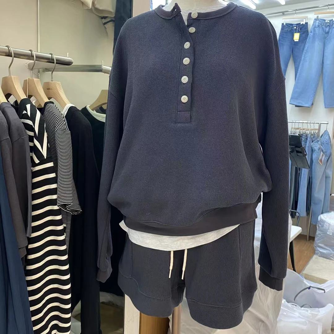 韩国东大门A2优选春季新款半扣卫衣《NO退NO换》