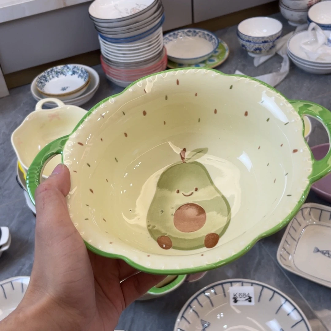 陶瓷微瑕餐具介意勿拍，满18飞！