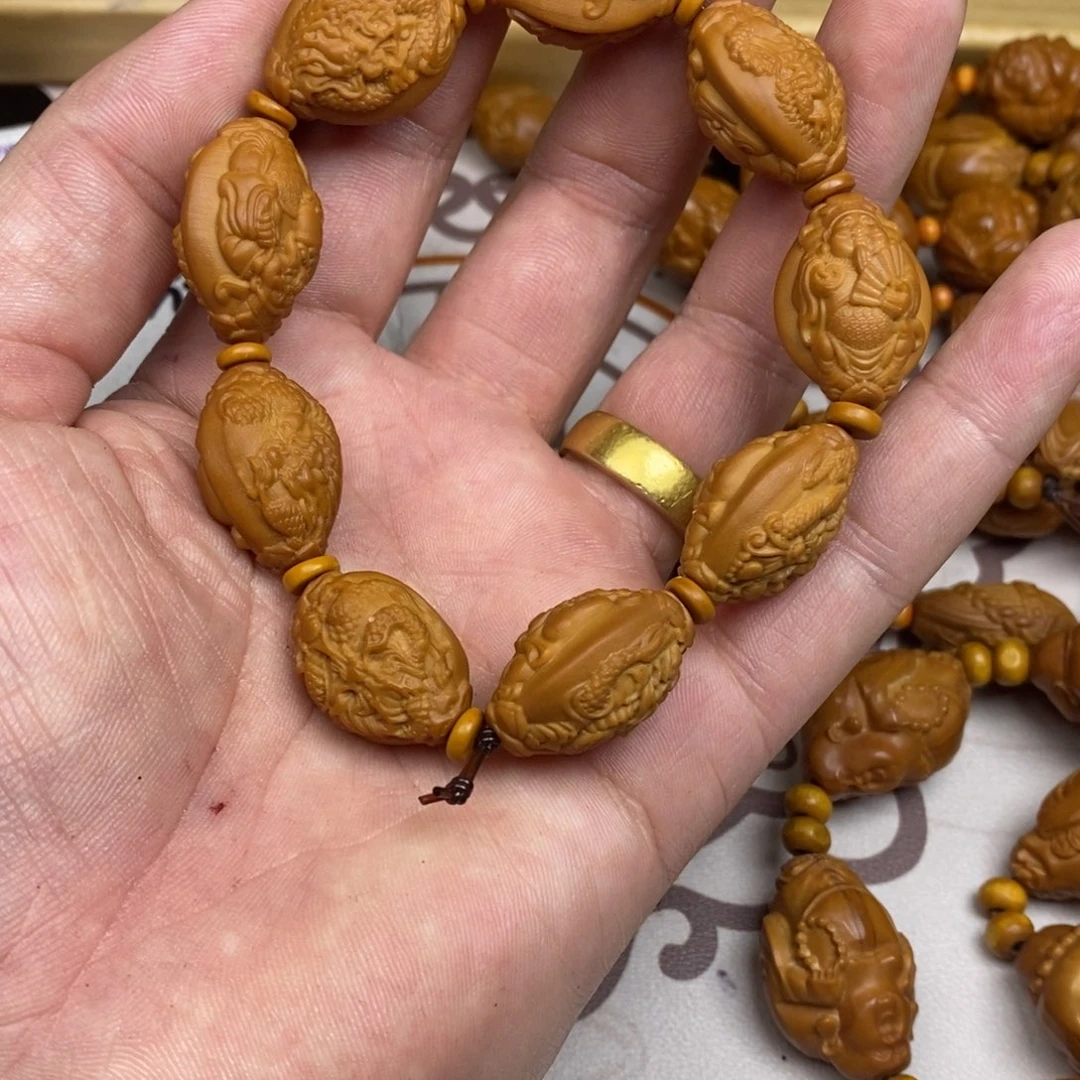 橄榄核手串/手链橄榄核橄榄核雕刻强
