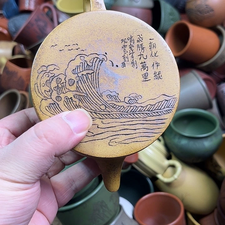 紫砂茶杯全手工紫砂主人杯