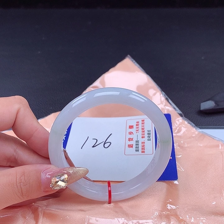 翡翠手镯未镶嵌手镯001398