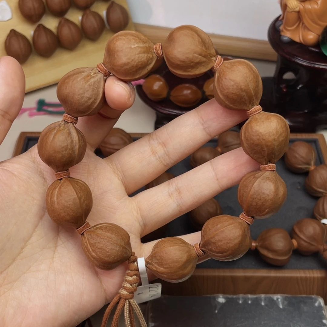 凯***》橄榄核手串/手链2224梅林铁核