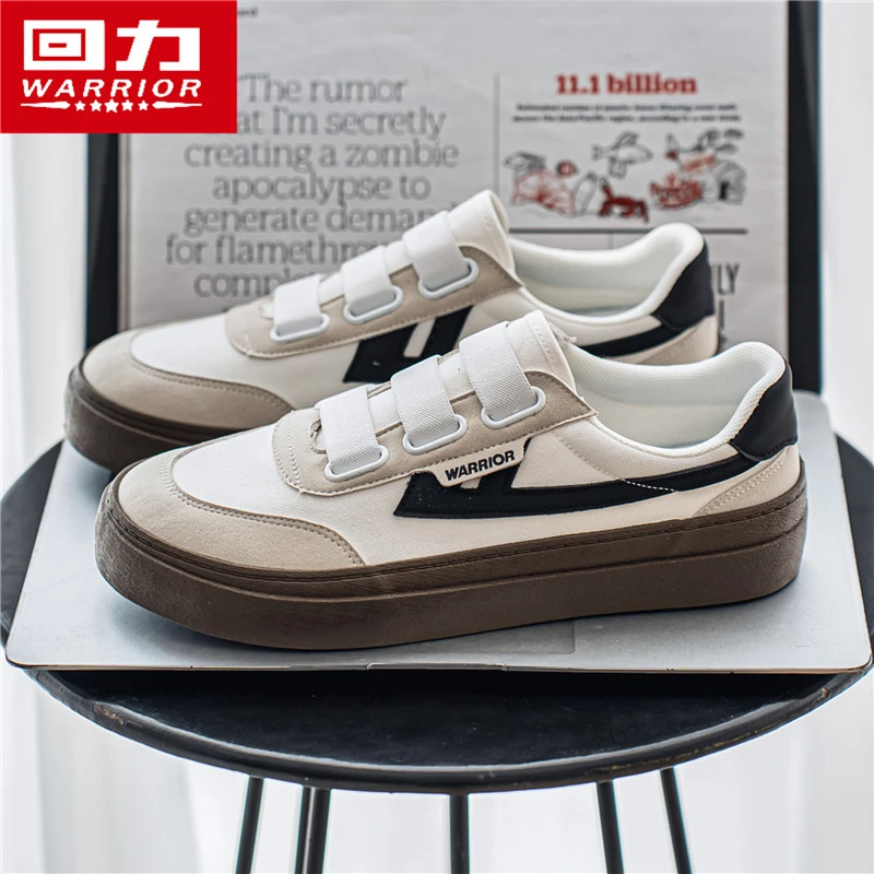 回力帆布鞋男鞋2025春季新款学生透气男鞋青少年运动休闲鞋学生鞋
