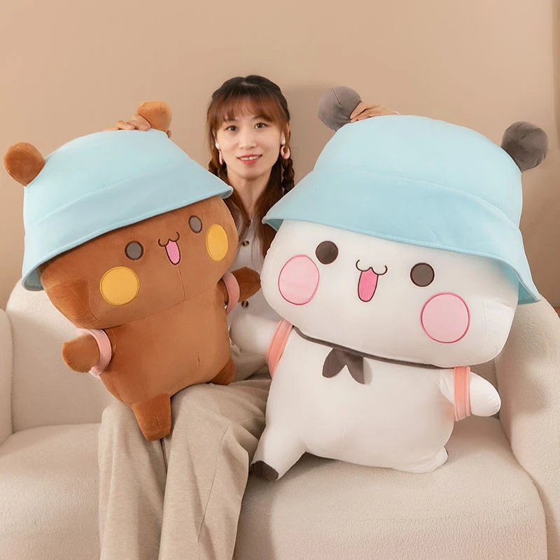 背包款熊猫公仔一二布布二次元动漫萌趣毛绒玩偶生日礼物女生适用