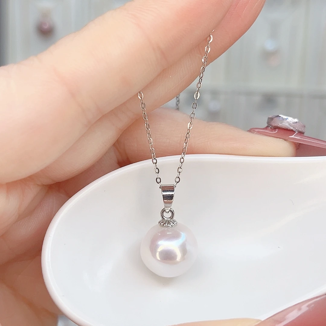 淡水珍珠吊坠(赠链)合金