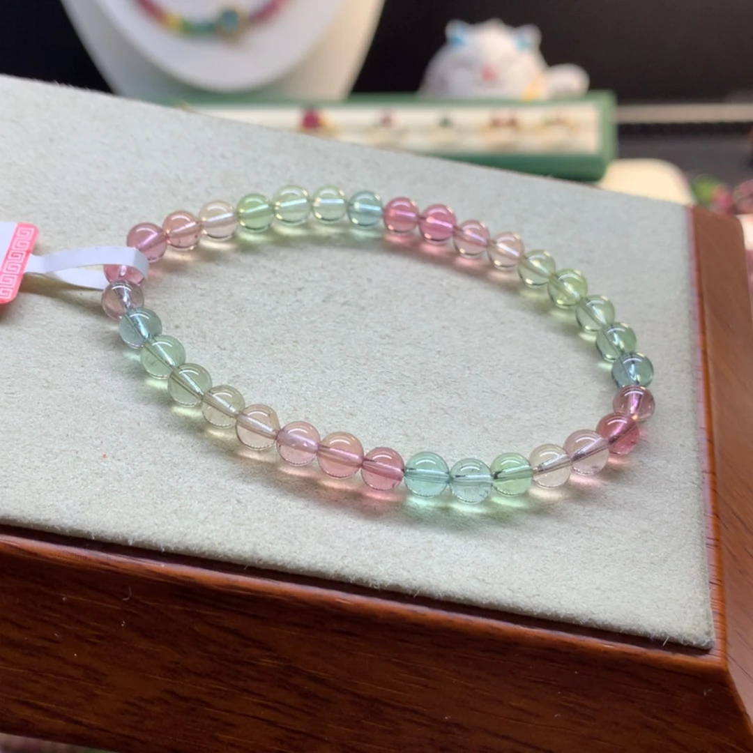 【闪购商品】碧玺猫眼手链未镶嵌人鱼色碧玺