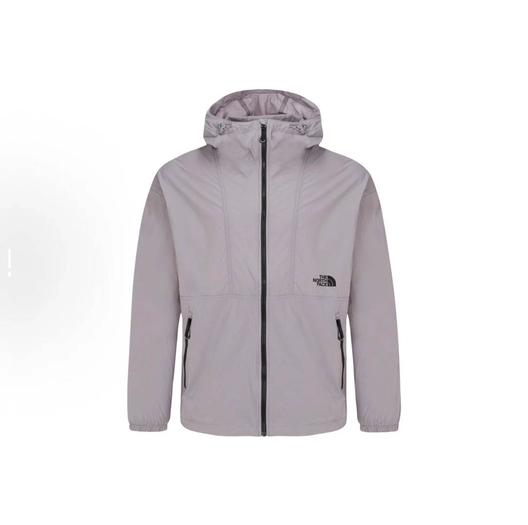 北面THE NORTH FACE ENRIDE 拉链连帽舒适长袖夹克 男款 灰淡紫色