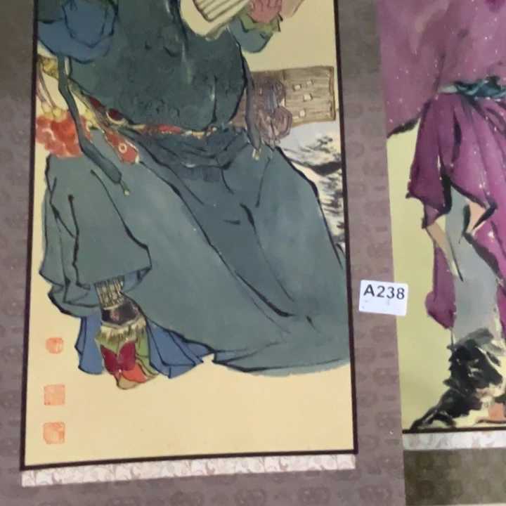 晋***生带灯款淄博大鱼书画艺术