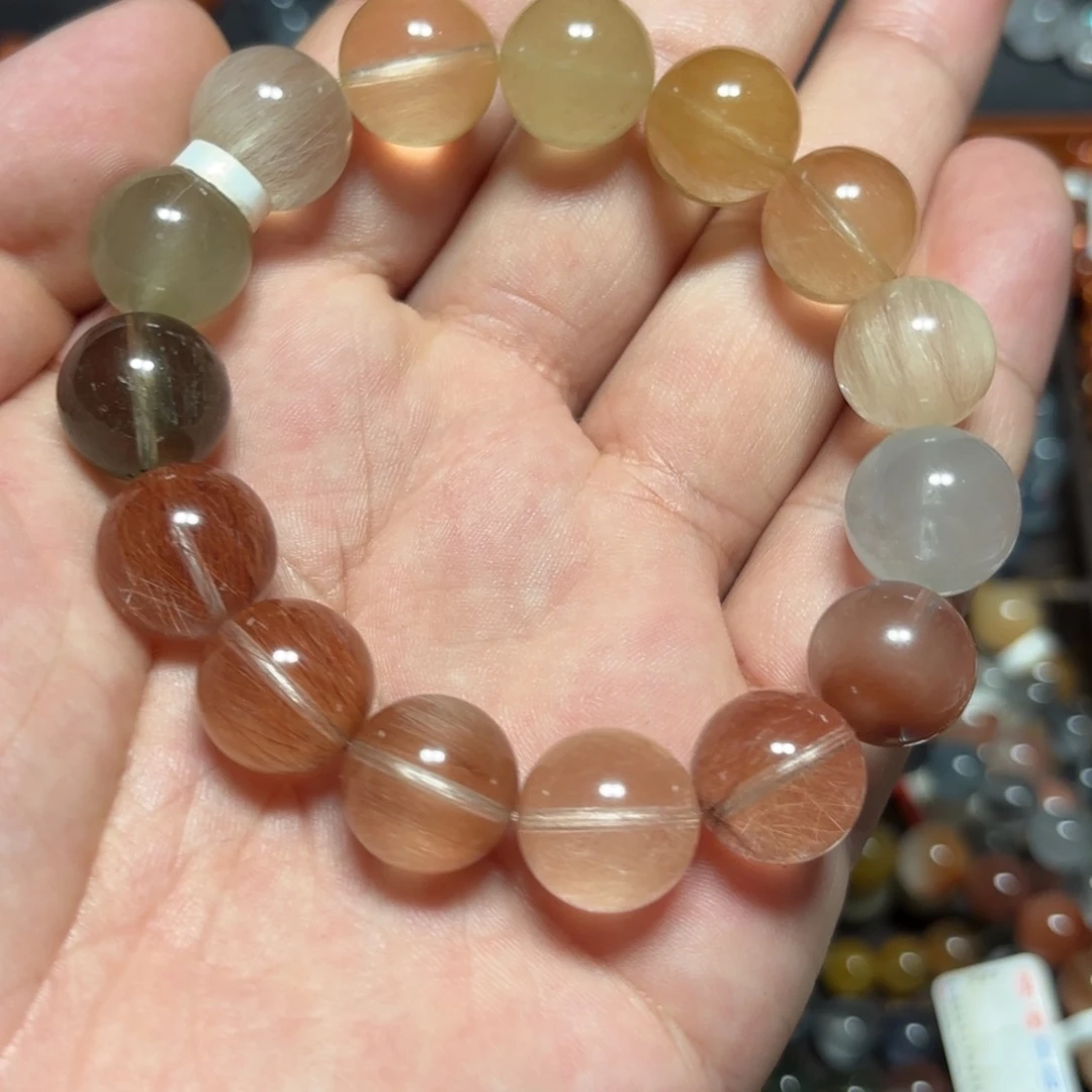 水晶手链未镶嵌14.5毫米东海料