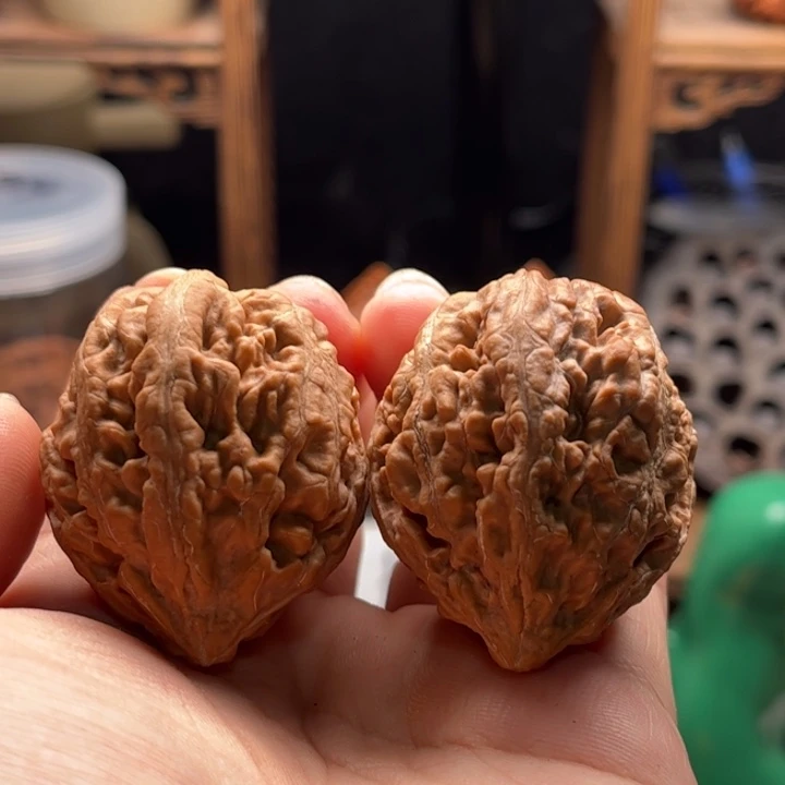 冰***尐文玩核桃把件楸大胖62