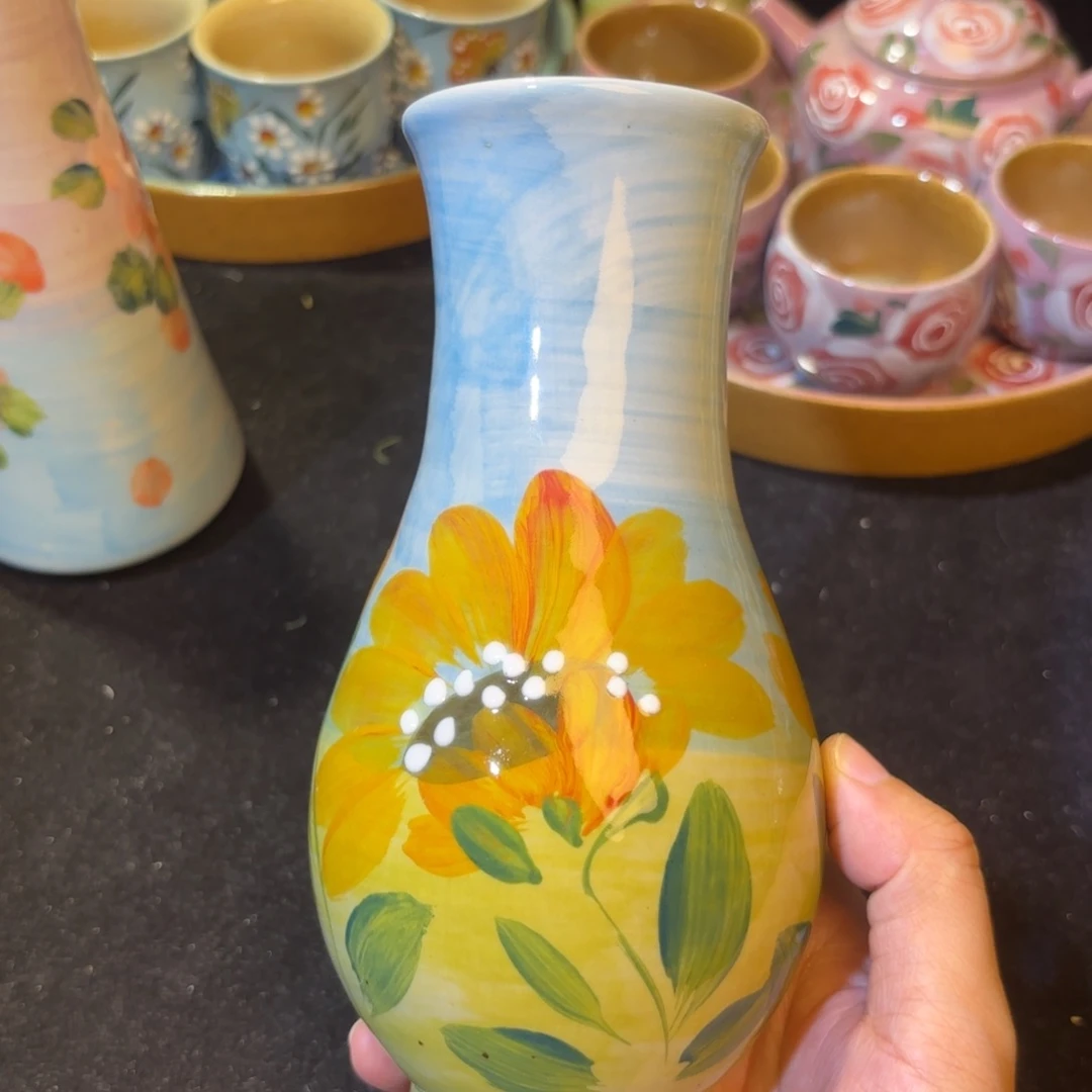 景德镇手工手绘陶瓷花器