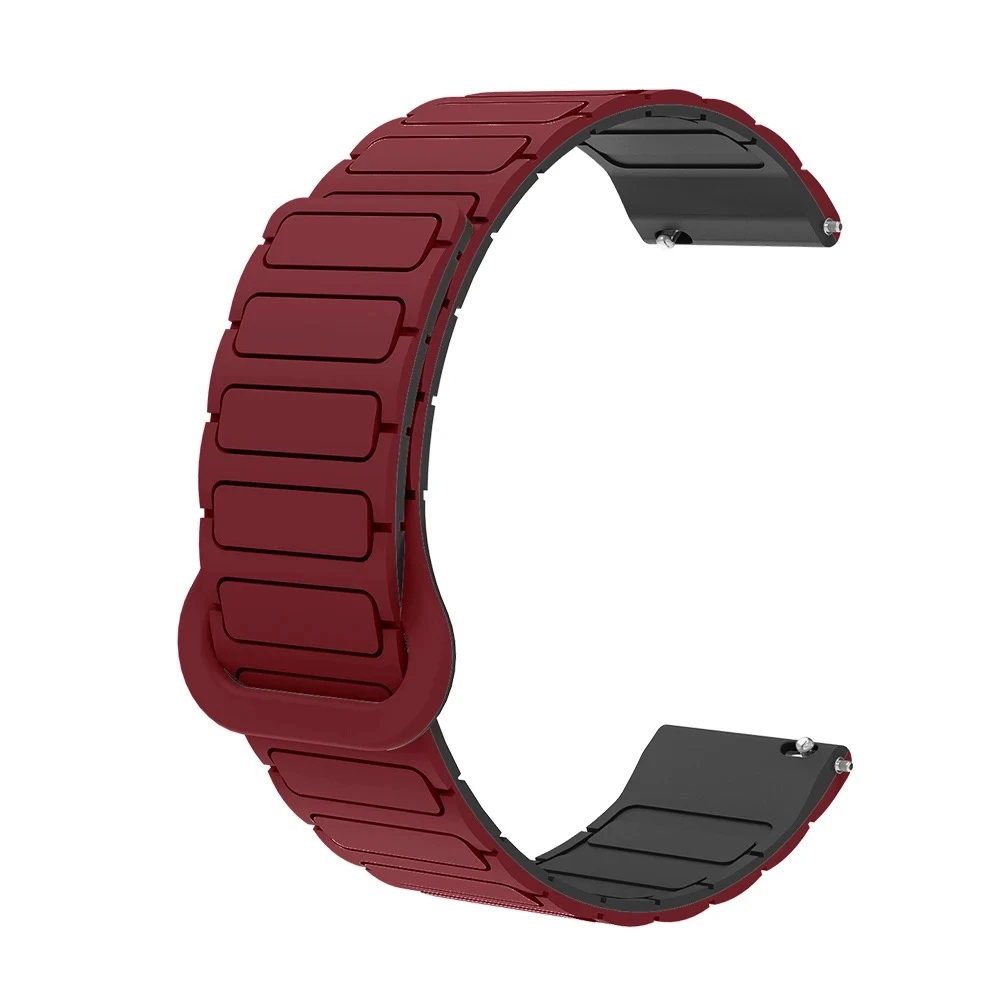 华为GT4/GT5/GT3pro/SE通用磁吸通用表带硅胶双色百搭时尚可调节