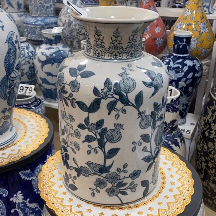 【闪购商品】摆件?***?青花瓷陶瓷花瓶摆件