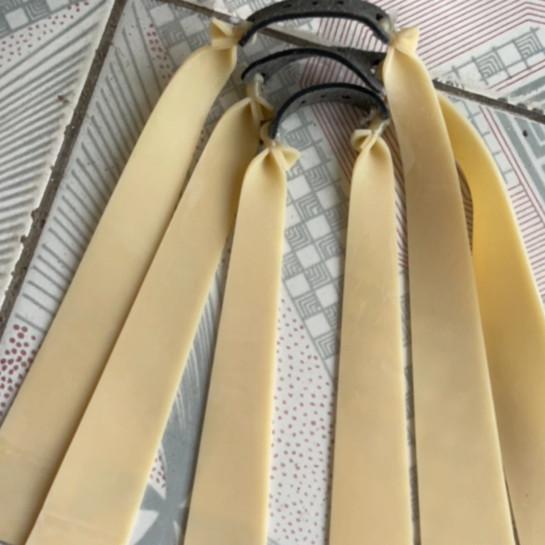(力小者慎拍)加厚强力大威力弹弓皮筋耐寒耐用高弹力免绑扁皮筋