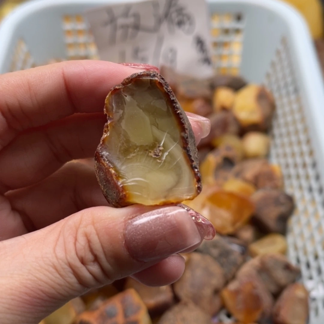 【闪购商品】未镶嵌定制琥珀使*天然琥珀蜜蜡原石定制y