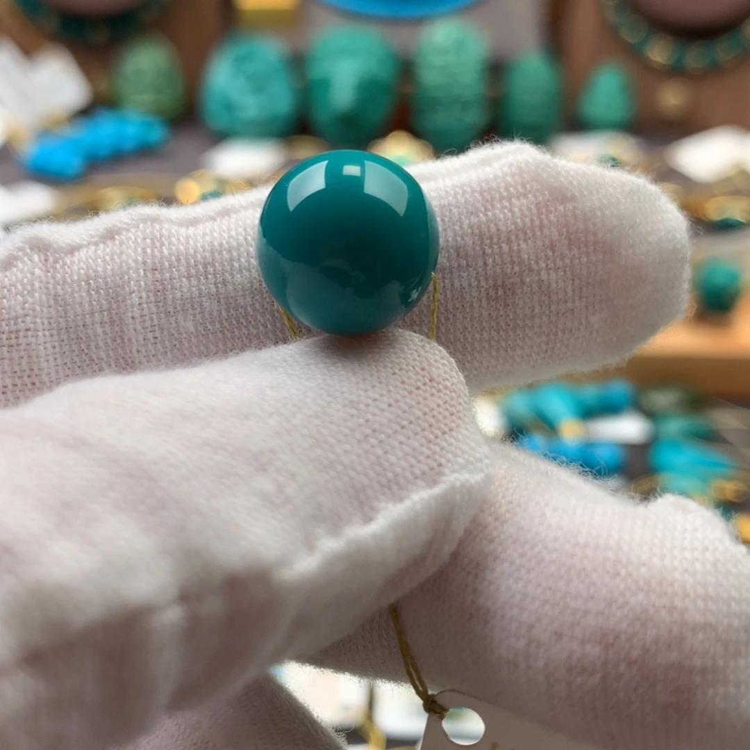 绿松石未镶嵌发饰12.5mm