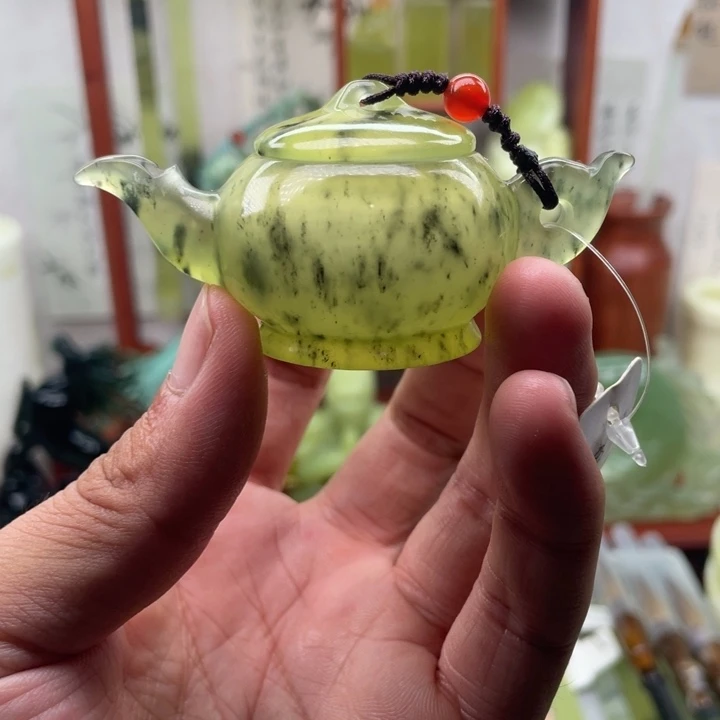岫玉未镶嵌四大名玉手把