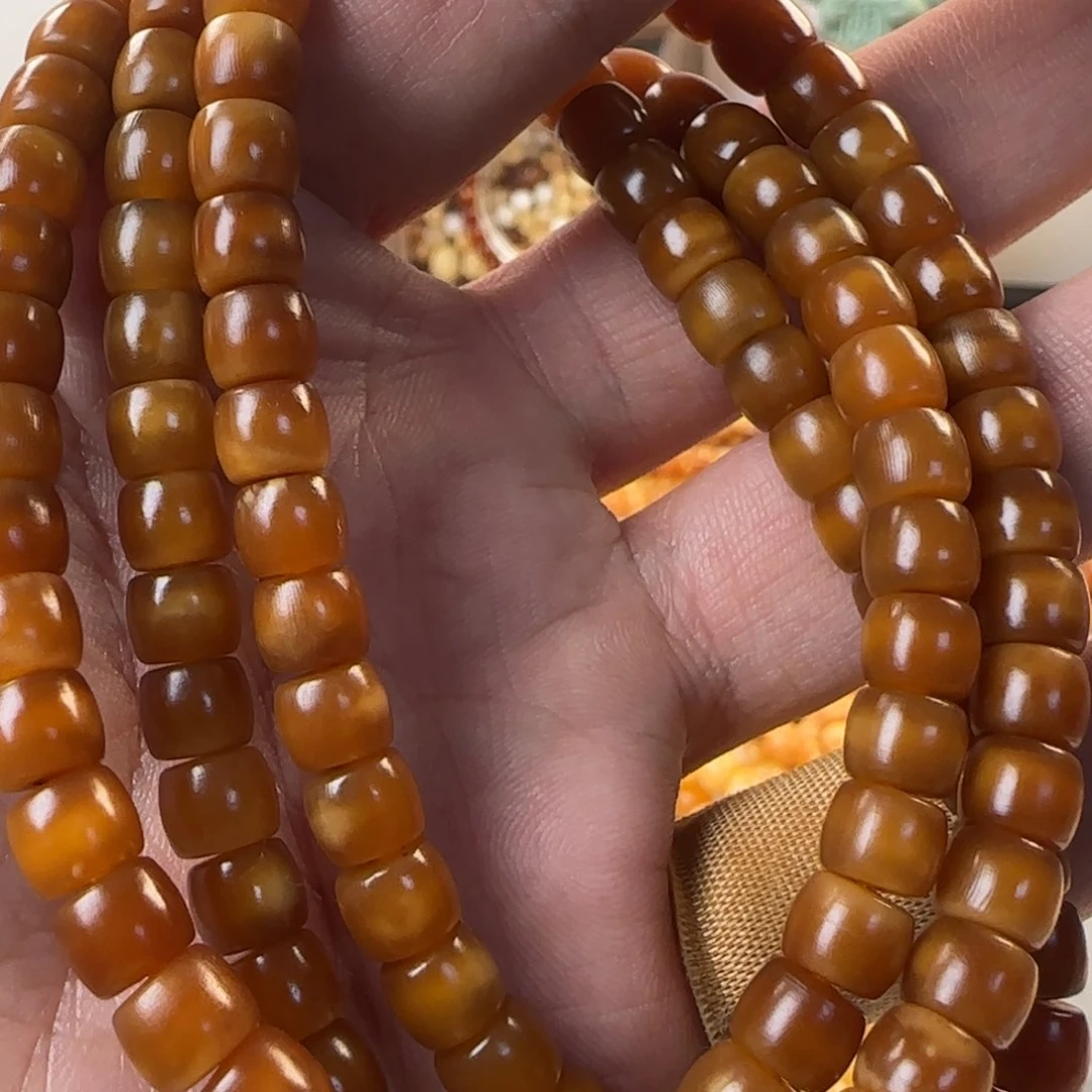 星月菩提吊坠默*7×6玉化直切脖挂