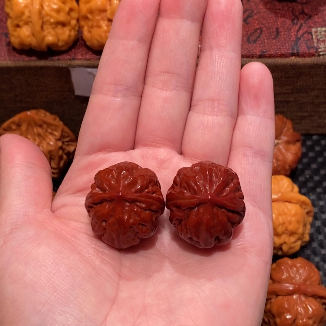 文玩核桃把件粗筋南瓜29 精品993