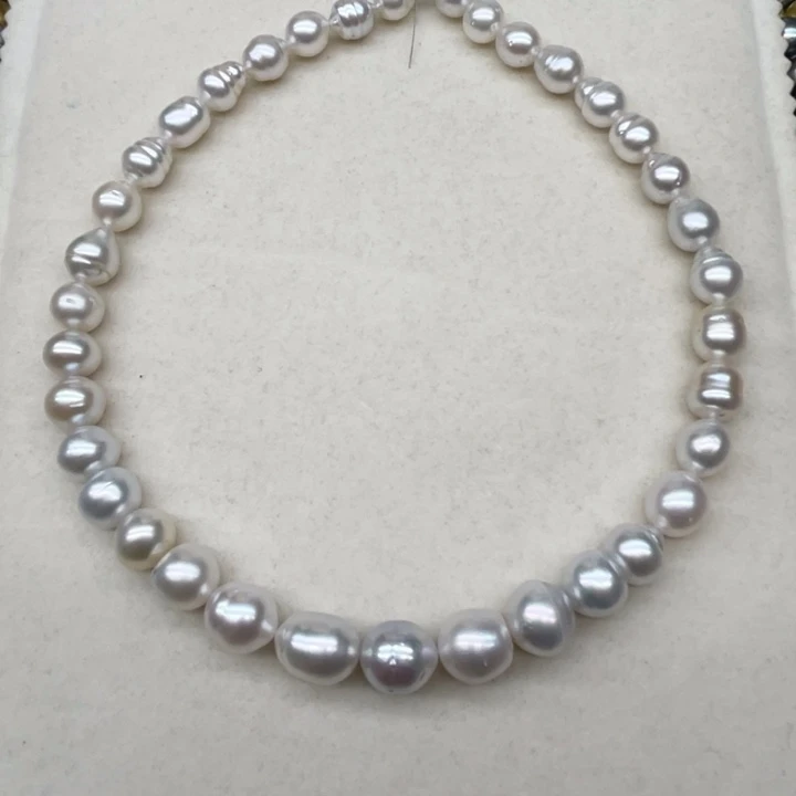 项链未镶嵌海水珍珠澳白巴洛克8.8-12