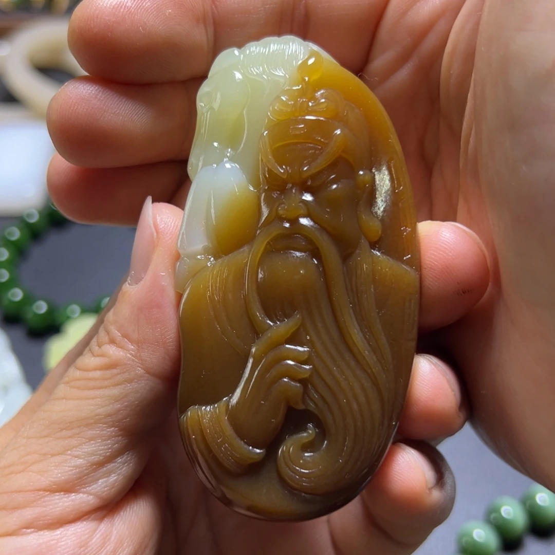 和田玉（糖玉）未镶嵌挂件