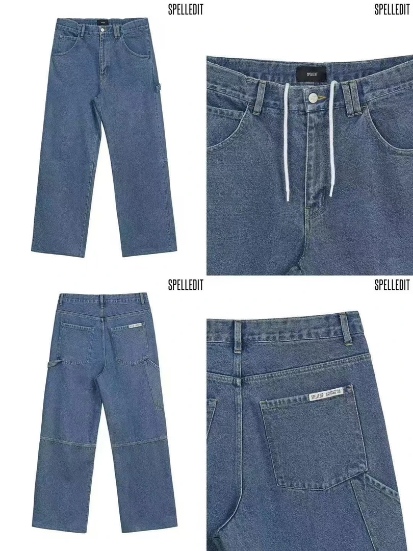 【GOODS】SPELLEDIT 蓝色切线牛仔裤 NO退NO换 正品