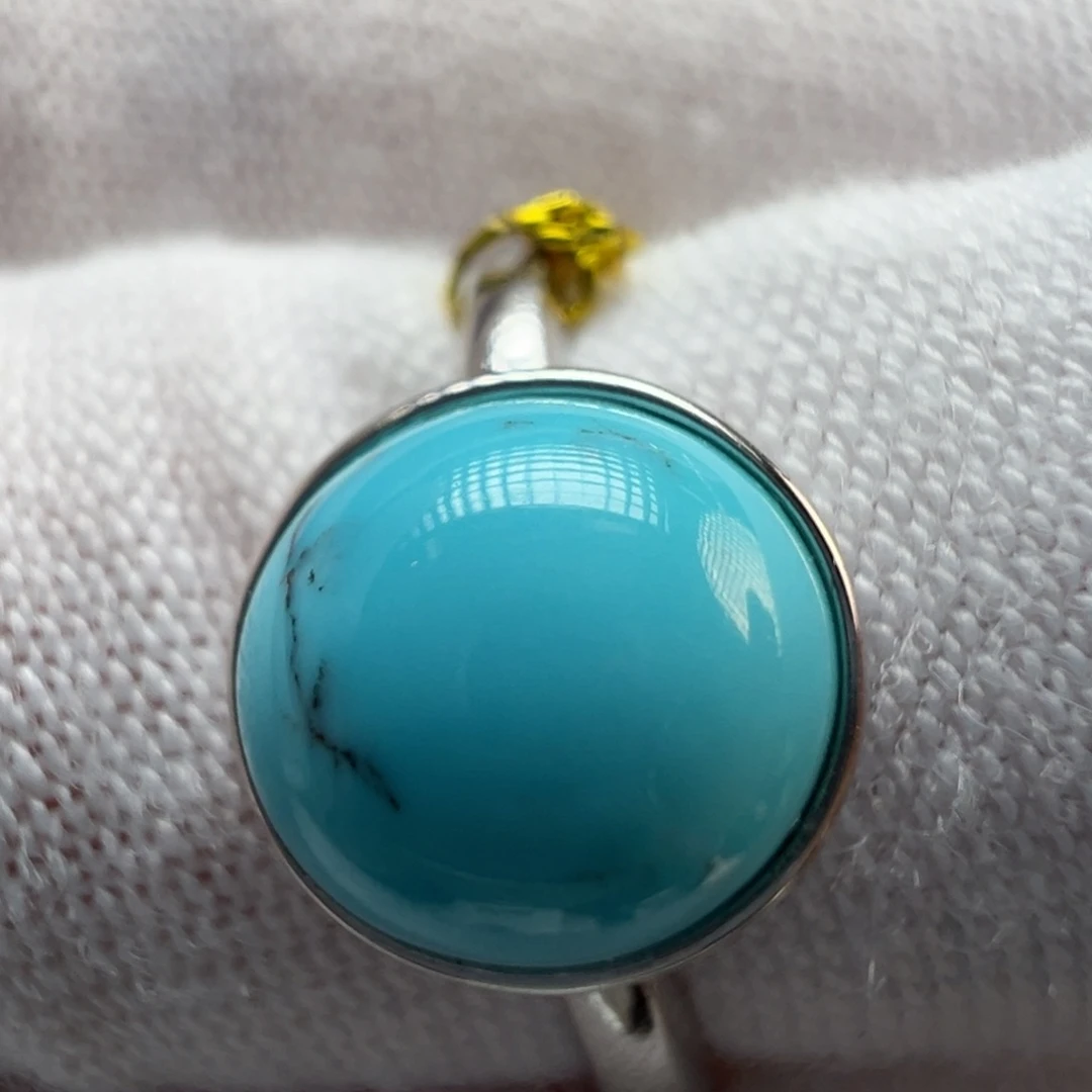 绿松石银S925镶嵌配饰