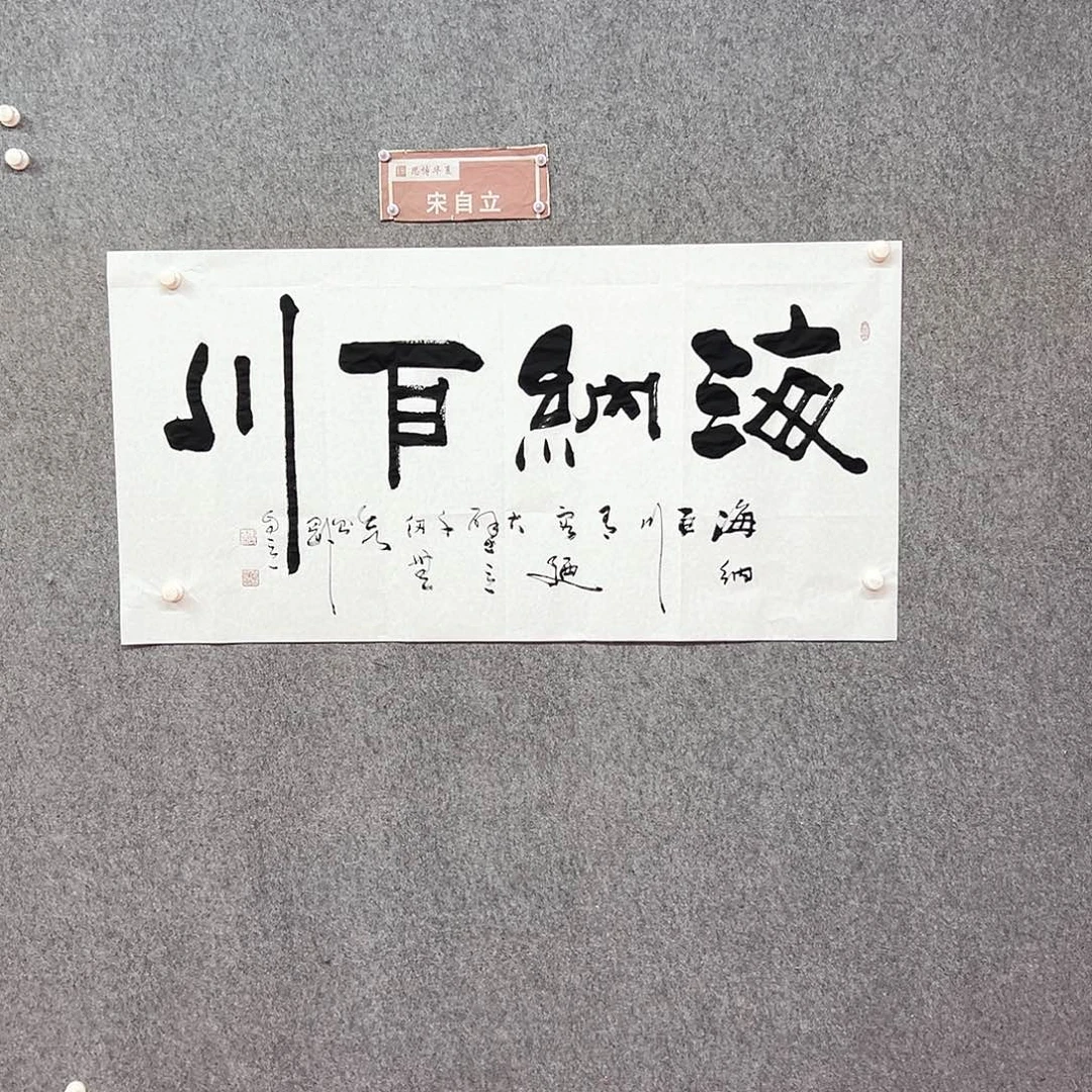 书法海纳百川书法作品