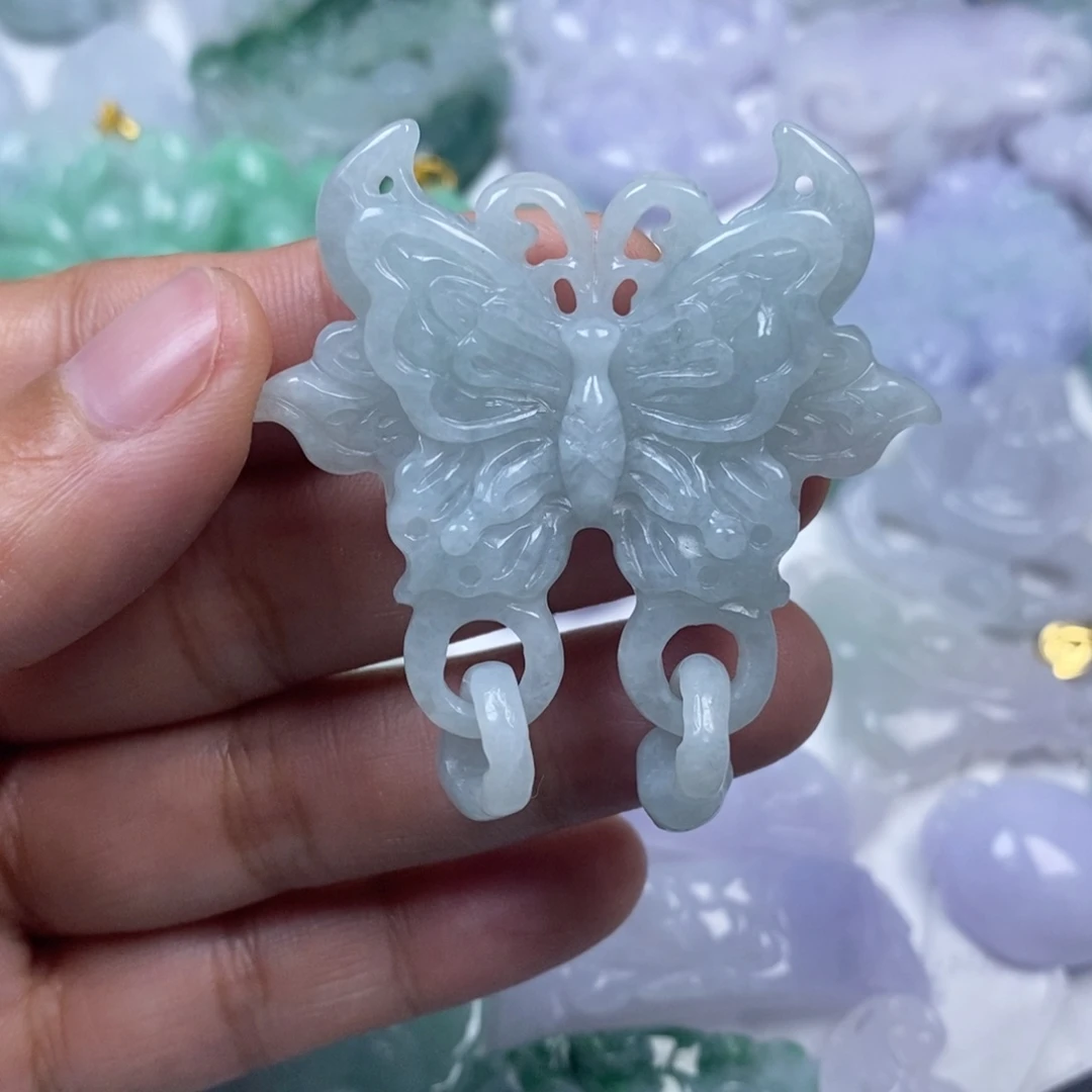 颈饰未镶嵌翡翠翡翠