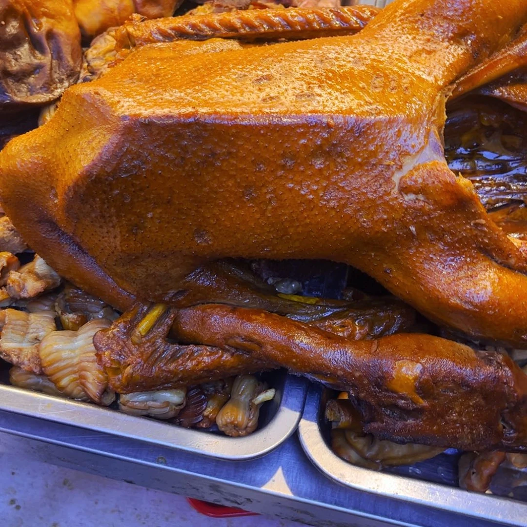 3斤半对青烤鹅88顺丰包邮