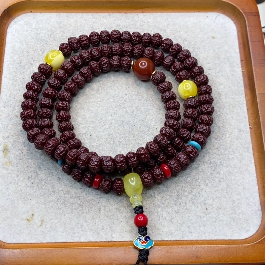 金刚菩提吊坠9树王108