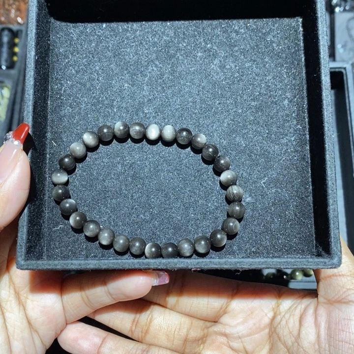 黑曜岩手链未镶嵌l****?