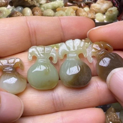 【闪购商品】和田玉未镶嵌颈饰透闪石玉多拍发一